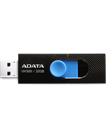 Флаш памет Adata 32GB USB UV320 BLACK - AUV320-32G-RBKBL