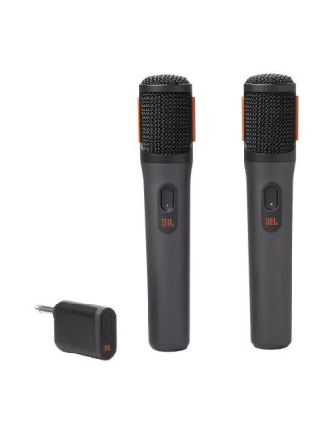 Комплект безжични микрофони JBL PartyBox Wireless Mic, 2 бр, До 30м - 46000447