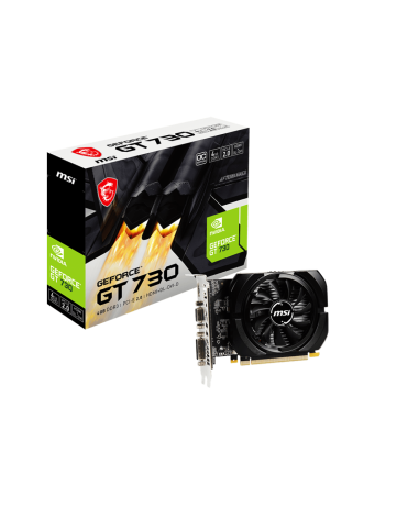 Видео карта MSI GeForce GT 730 4GB DDR3, 64bit N730K-4GD3/OCV1 - 912-V809-4403