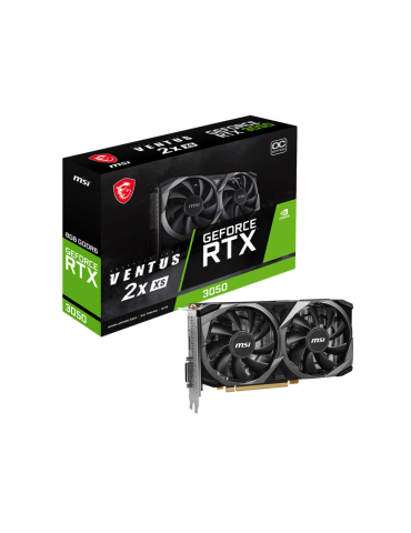 Видео карта MSI Nvidia GeForce RTX 3050 VENTUS 2X XS WHITE 8G OC, 128b - 912-V809-4401