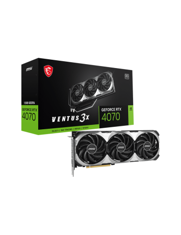 Видео карта MSI Nvidia GeForce RTX 4070 VENTUS 3X E1 12G OC - 912-V512-032