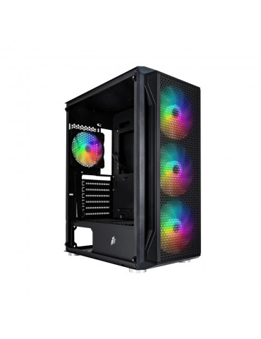 Кутия за компютър 1stPlayer Firebase X5 RGB, ATX, с 4бр вентилатора - X5-3G6P-1G6