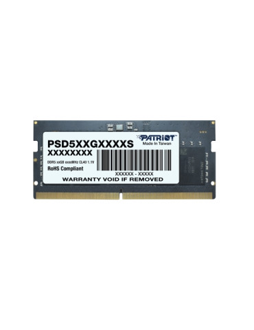 RAM памет Patriot Signature SODIMM 8GB DDR5 5600Mhz - PSD58G560041S