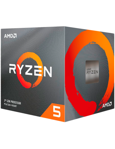 Процесор AMD Ryzen 5 3600 6C/12T 4.2GHz, 36MB, 65W, AM4, with Wraith Spire Cooler, box - 100-100000031SBX