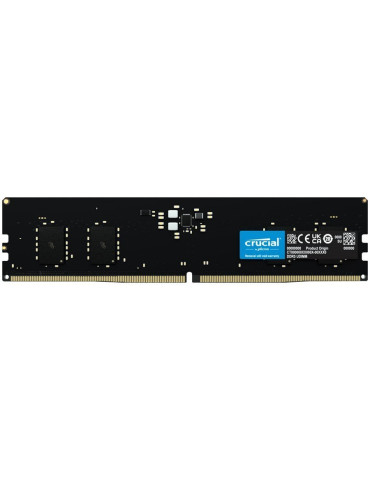 RAM памет Crucial 16GB DDR5 5600MHz UDIMM CL46 16Gbit - CT16G56C46U5