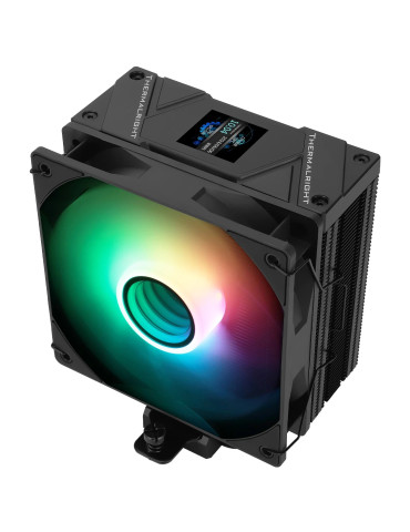 Охладител за процесор Thermalright Assassin Spirit 120 Vision A-RGB Black - LCD Display, Infinity Mirror - ASSASSIN-SPIRIT-120-VISION-BK