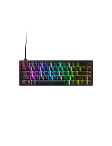 Професионална геймърска механична клавиатура Endgame Gear KB65HE, Gateron Magnetic Switches, Hall Effect, RGB - Black - GG-KB65HE-GUS