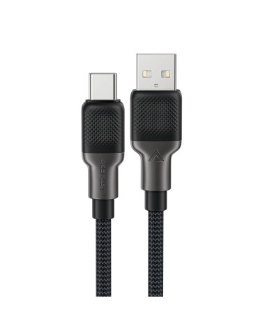 Кабел Acefast USB-A to USB-C Cable 3A 1.2m - C10-04 - Black - ACEFAST-C10-04