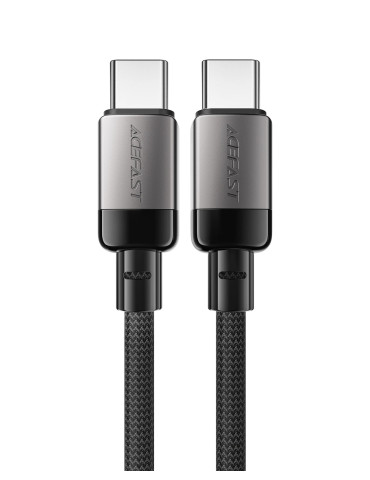 Кабел Acefast USB-C to USB-C Cable 60W Nylon Braided 1.20m - C9-03 - Black - ACEFAST-C9-03-BK