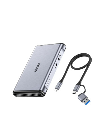 Външна кепчър карта Unitek Video Capture Card, 4K@60Hz, Aluminium - V1177AGY01