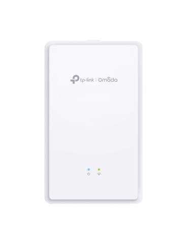 БезжичнаТочка за достъп за стенен монтаж TP-Link Omada EAP615GP-Wall GPON WiFi 6 AX1800