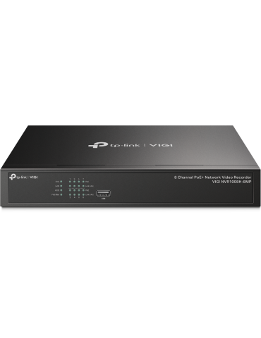 Мрежови видео рекордер TP-Link VIGI NVR1008H-8MP 8-канален PoE 