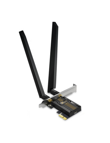 3-лентов Bluetooth 5.4 Wi-Fi7 PCIe адаптер TP-Link ArcherTBE552E BE9300