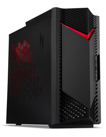 Геймърски компютър Acer Nitro N50-650, Intel Core i7-13700F, NVIDIA GeForce RTX 4060Ti 8GB, 16GB DDR4 RAM, 512GB SSD, WiFi AX & BT5.0  Acer Nitro  23.8"  VG240YEbmiix - DG.E3MEX.00A_UM.QV0EE.E09