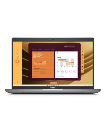 Лаптоп Dell Latitude 5450, Intel Core Ultra 7 165U vPro, 14.0" FHD IPS AG, 16GB DDR5 RAM, 512GB SSD, Intel Graphics, Wi-Fi 6E, Backlit Kb, Ubuntu - N047L545014EMEA_VP_UBU_FPR