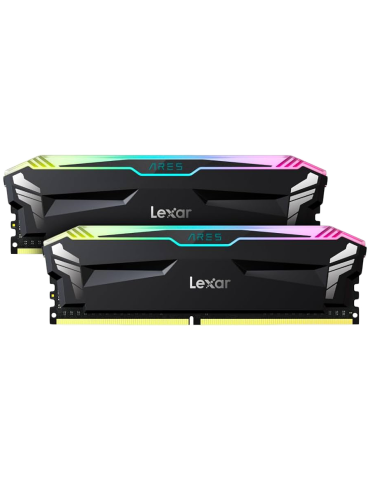 RAM памет Lexar 16GB(2x8GB) Ares DDR4 3600MHz UDIMM RGB lighting, Black - LD4BU008G-R3600GDLA