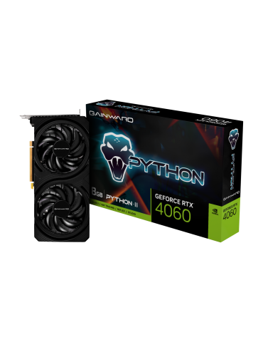 Видео карта Gainward GeForce RTX 4060 Python II, 8GB GDDR6, 128bit - NE64060019P1-1070V