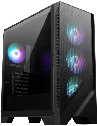 Геймърски компютър ION MAG FORGE 320R AIRFLOW с процесор Intel i7-14700F, видео карта MSI RTX 4070 VENTUS 2X E1 12G OC, RAM памет Kingston 32GB(2x16GB) DDR5 5600MHz DDR5, SSD 2TB Gen 4X4 M.2 NVMe