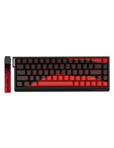 Професионална геймърска механична клавиатура Madlions MAD 68 R, 8K, Kunlun Magnetic Switches, Black/Red - MAD-68-R