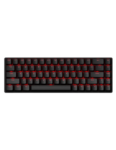 Професионална геймърска механична клавиатура Madlions FIRE 68 PRO, 8K, Gateron Magnetic Jade Switches, RGB, Black - FIRE-68-PRO