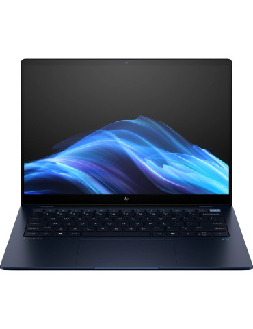 Лаптоп HP Dragonfly G5Q Darker Atmospheric Blue Opaque, Snapdragon X Elite - X1E78100, 14" BV 2.2K 400nits Touch, 32GB RAM, 1TB SSD, WiFi 7 BT5.4, Backlit Kbd, Win 11 Pro - A37CPET