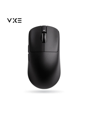 Професионална геймърска мишка VXE Dragonfly R1 Pro Max 1K (4K compatible, Kailh White Blade Switches, White - VXE-R1-PRO-MAX-BK