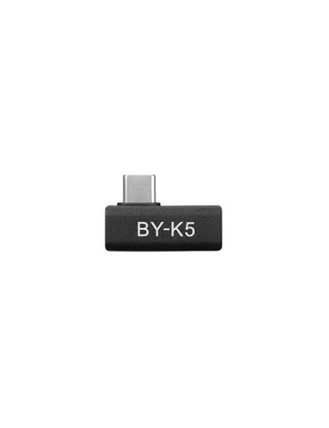 Адаптер BOYA USB-C женско към мъжко, Ъглов, Черен - BY-K5