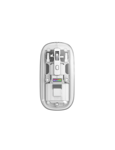 Bluetooth мишка Marvo M810W White, 1600dpi, 2.4G, Bluetooth - MARVO-M810W-WH
