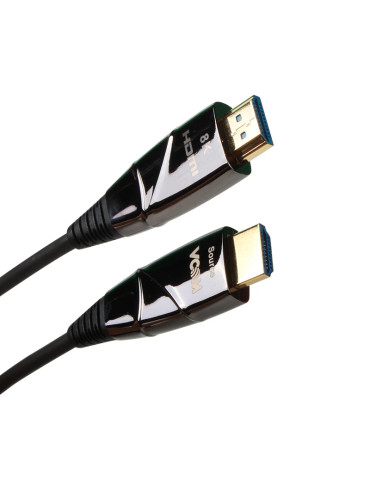 Активен оптичен кабел Vcom Active Optical Cable HDMI V2.1 M/M 15m - D3743-15.0m