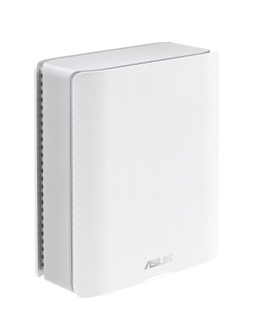 Меш система Asus Mesh WiFi system, ZenWiFi BT8 1PK, BE14000, Tri-Band, coverage up to 280m2, Tri-Core 1.8GHz CPU, 128MB/1GB Flash/RAM, 2.5G dual-port, AiMesh, White - 90IG0930-MO3B00