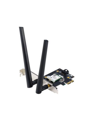 Адаптер Asus PCI-E Adapter, PCE-AXE5400, AXE5400, Tri-Band, Bluetooth 5.2, WPA3, OFDMA, MU-MIMO - 90IG07I0-ME0B10