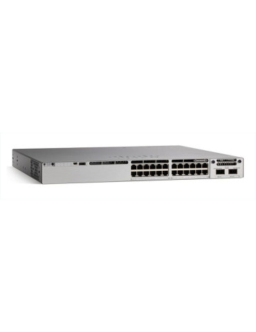 Комутатор Cisco Catalyst 9300 24-port 1G copper with fixed 4x10G/1G SFP  uplinks, data only Network Essentials - C9300L-24T-4X-E