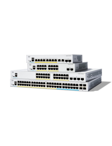 Комутатор Cisco Catalyst 1300 48-port GE, PoE, 4x1G SFP - C1300-48P-4G