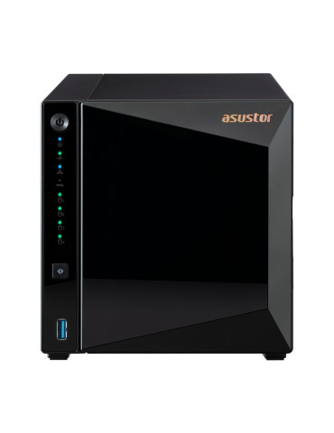 Мрежови сториджи Asustor AS3304T_V2, 4 bay NAS, Realtek RTD1619B, Quad-Core, 1.7GHz, 2GB DDR4 (not ex.), 2.5GbE x1, USB3.2 Gen1 x3