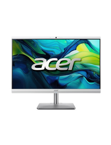 All in One компютър Acer Aspire C24-195ES, 23.8" FHD, Intel Core Ultra 7 155U, 16GB DDR5 RAM, 1TB SSD, Intel Graphics, Kbd & Mouse Wireless, RJ-45, WiFi AX & BT, No OS  - DQ.BM5EX.005