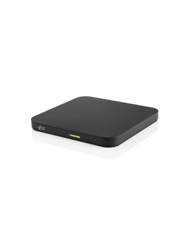 Оптично устройство Hitachi-LG GP96YB70 Slimmest External DVD-RW, Super Multi, Android Connectivity, Win 10 & MAC OS Compatible, Black - GP96YB70.CHLR70B