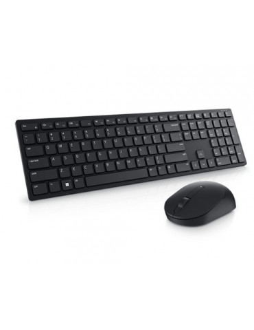 Безжичен комплект клавиатура с мишка Dell Pro KM5221W, US International (QWERTY) - 580-AJRP