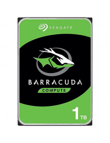 Твърд диск Seagate 1TB Barracuda SATA 6Gb/s, 7200rpm, 3.5"(8.89cm) -ST1000DM014