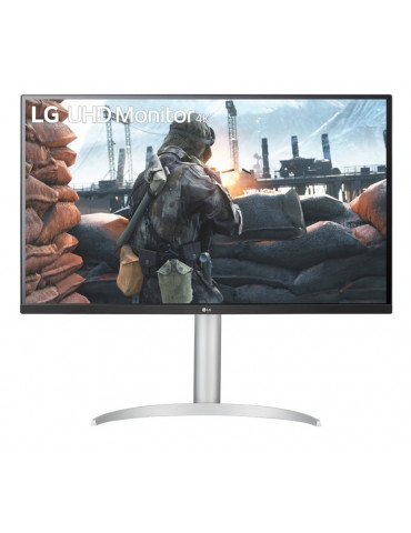 Монитор LG 32UP55NP-W, 31.5" Wide LED AG, VA, DCI-P3 90%, 4ms, 4K (3840x2160), Type-C, HDMI, DP, AMD FreeSync,Speaker, Black