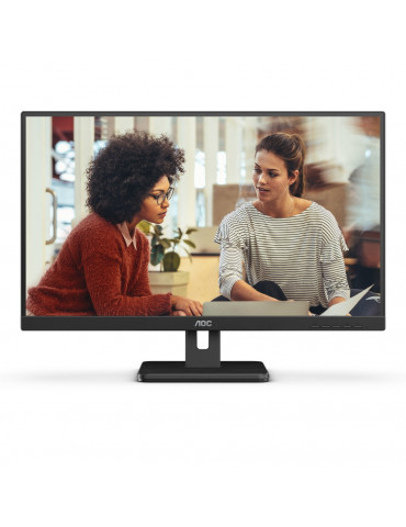 Монитор AOC 24E3UM 23.8" VA WLED, FHD, 75Hz, 4ms,  AdaptiveSync, Low Blue Light, 2Wx2, Tilt, D-SUB, HDMI, DP, USB hub