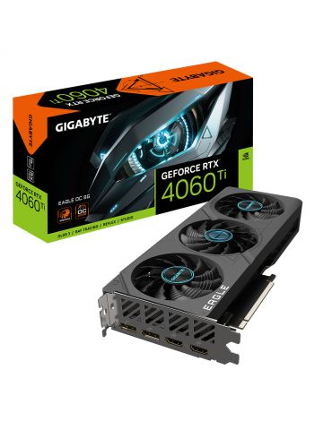 Видео карта Gigabyte GeForce RTX 4060 TI EAGLE OC 8GB GDDR6 - GV-N406TEAGLE OC-8GD