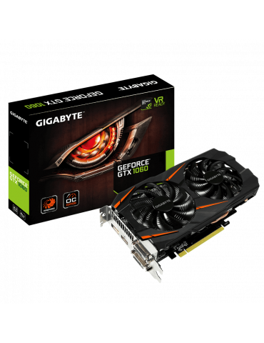 Видео карта Gigabyte NVIDIA GeForce GTX 1060 WINDFORCE OC 6GB GDDR5