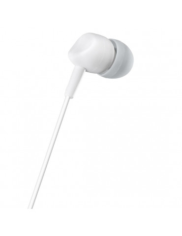 Слушалки с микрофон HAMA Kooky, 3.5 mm, In-Ear, Siri, Google Assistant, Бял - HAMA-184140