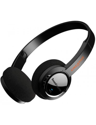 Bluetooth слушалки CREATIVE Sound Blaster Jam V2 Bluetooth, Черен - CREAT-HEAD-JAM-V2