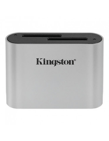 Четец за карти Kingston Workflow SD Reader, USB-C, USB 3.2 - WFS-SD