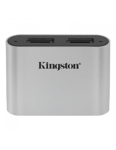 Четец за карти Kingston Workflow Micro SD Reader, USB-C, USB 3.2 - WFS-SDC