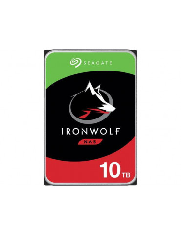 Твърд диск Seagate IronWolf NAS 3.5 10TB 7200rpm 256MB SATA3 - ST10000VN000