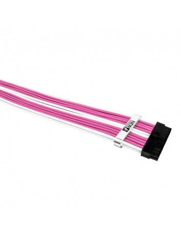 Комплект удължителни кабели 1stPlayer Custom Modding Cable Kit Pink/White, ATX24P, EPS, PCI-e - PKW-001