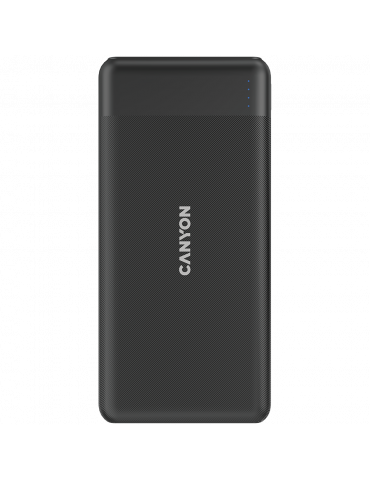 Външна батерия Canyon PB-109 Power bank 10000mAh Li-poly battery, Black - CNE-CPB1009B