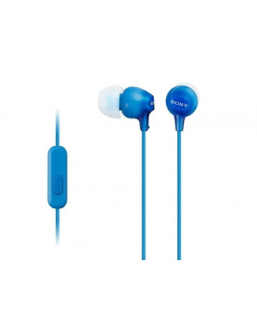 Слушалки Sony Headset MDR-EX15AP сини